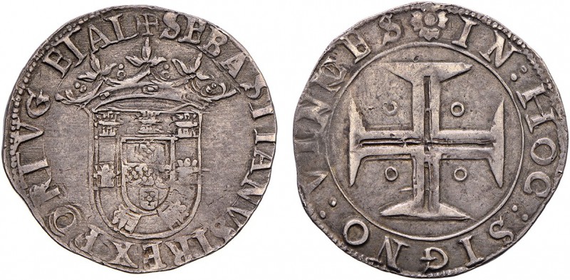 Portugal - D. Sebastião I (1557-1578)
Silver - Tostão, obverse legend without p...