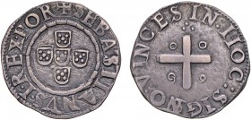 Portugal - D. Sebastião I (1557-1578)
Silver - Meio Tostão, REX POR, G.36.09, 3.98g, Almost Extremely Fine