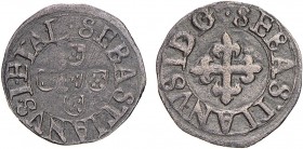 Portugal - D. Sebastião I (1557-1578)
Silver - Meio Vintém, .ETAL/DG, reverse without punctuation, G.26.04, 0.69g, Very Fine