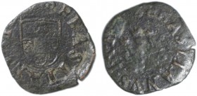 Portugal - D. Sebastião I (1557-1578)
Ceitil; no circle on both faces; loose waves sea; door on wall and poorly defined cernels; Magro 3.3.3, 1.07g, ...