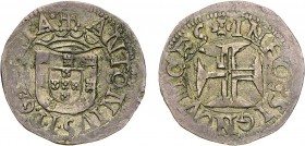 Portugal - D. António I (1580-1583)
Silver - Tostão ND (1583), Angra (Azores), Very Rare, G.10.01, 2.48g, Very Fine