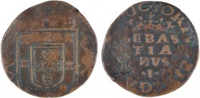 Portugal - D. António I (1580-1583)
3 Reais, "N" retrograde (G.17.04), with stamp "Açor", G.18.02, 4.43g, Very Good