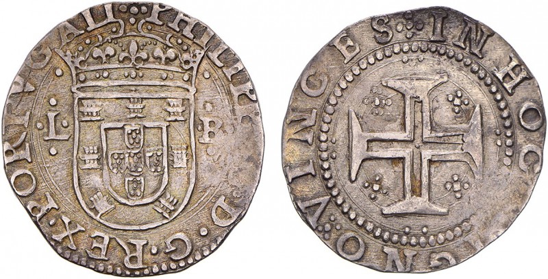 Portugal - D. Filipe II (1598-1621)
Silver - Tostão, L-B, PORTVGALI, G.15.02, 7...