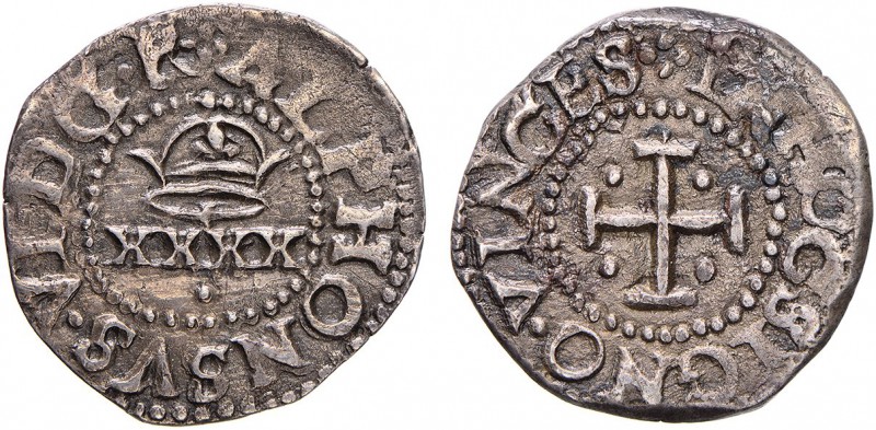 Portugal - D. Afonso VI (1656-1667)
Silver - 2 Vinténs, G.13.10, 1.69g, Choice ...