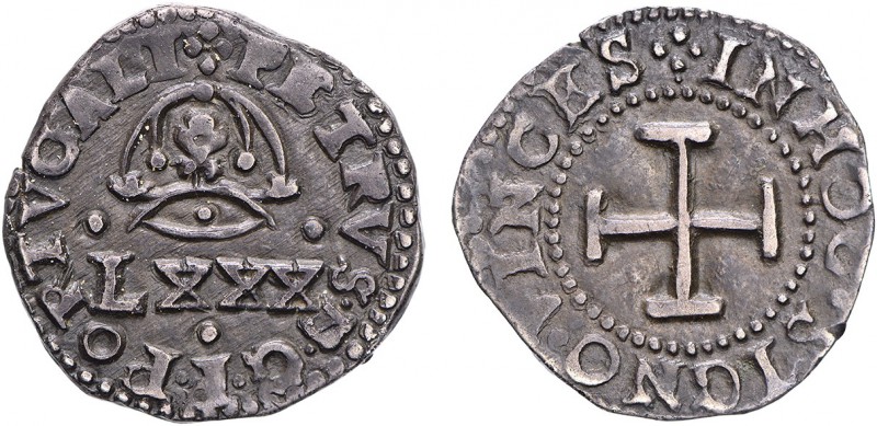 Portugal - D. Pedro, Prince Regent (1667-1683)
Silver - 4 Vinténs, ..PORTVGALI,...