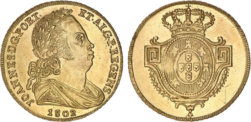 Portugal - D. João, Prince Regent (1799-1816)
Gold - Peça 1802, Jarra, G.31.01,...