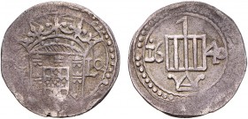 India - D. Filipe III (1621-1640)
Silver - Tanga 1640, C-Lo, Ceylon, G.15.01, FV F3.40, KM.9.2, 2.39g, Very Fine