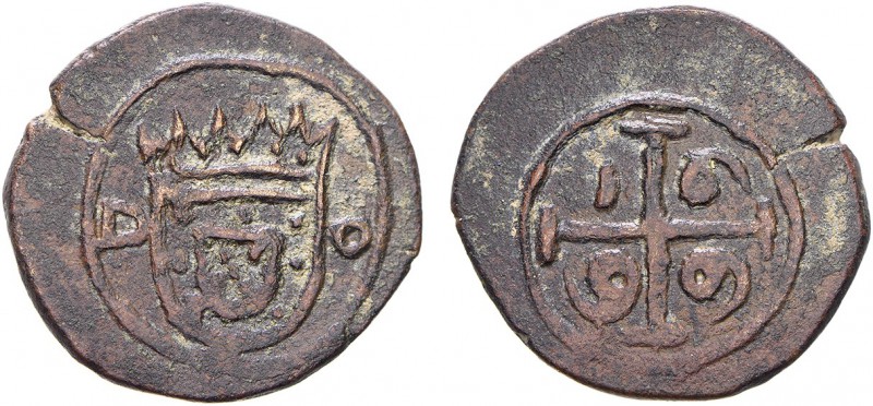 India - D. Pedro II (1683-1706)
2 Bazarucos 1699, D-O, Diu, G.03.03, FV P2.51, ...