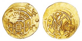 India - D. João V (1706-1750)
Gold - S. Tomé de 5 Xerafins 171(..), G-A, Goa, several stamps in obverse and reverse, G.92.01-06, FV J5.02-05, KM.99, ...