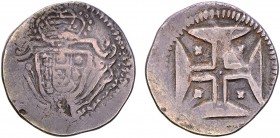 India - D. João V (1706-1750)
Silver - Tanga ND, Goa, G.60.02, FV J5.93, KM.92, 1.16g, Very Fine
