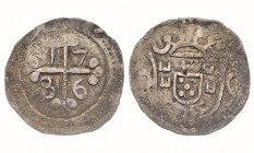 India - D. João V (1706-1750)
Silver - Xerafim 1736, D-O, Diu, G.83.02, FV J5.177, KM.20, 11.82g, Very Good