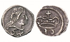 India - D. José I (1750-1777)
Silver - Meia Tanga 1764, Goa, Very Rare, G.42.05, FV Jo.90, KM.124, 0.60g, Choice Very Fine/Very Fine