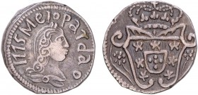 India - D. José I (1750-1777)
Silver - Meio Pardau 1775, Goa, G.46.02, FV Jo.104, KM.158, 2.67g, Choice Very Fine