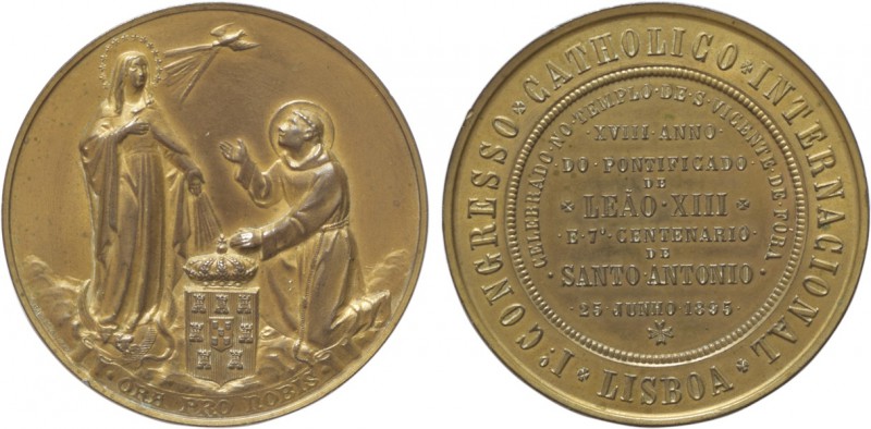 Medalhas - Primeiro Congresso Católico
Cobre dourado - 1895 - Comemorativa do P...