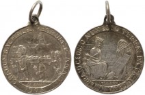 Medalhas - Comemorativa do Enterro do Grau
Prata - 1905 - Comemorativa do Enterro do Grau. 21mm. 3g. Rara. BELA