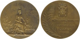 Medalhas - 10ª Conferência Telegráfica
Bronze - 1908 - Comemorativa da 10ª Conferência Telegráfica Internacional, realizada em Lisboa. Cunhada na Cas...