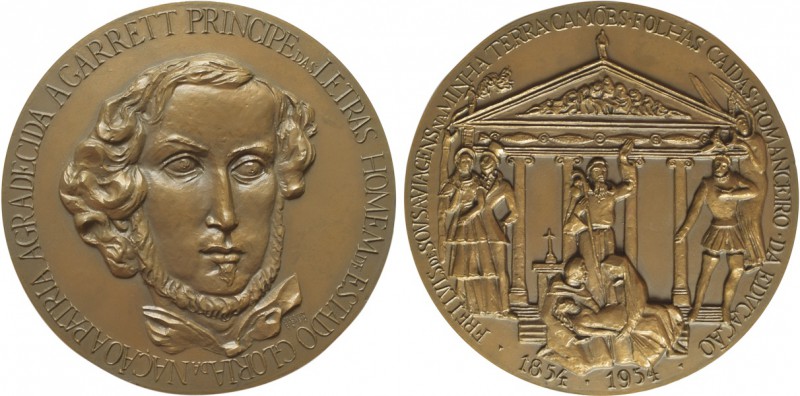 Medalhas - Almeida Garrett
Bronze - 1954 - Joaquim Correia - Almeida Garrett Fr...