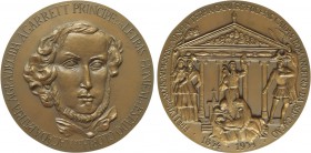 Medalhas - Almeida Garrett
Bronze - 1954 - Joaquim Correia - Almeida Garrett Frei Luis de Sousa (…) 1854 - 1954. 90mm. BELA
