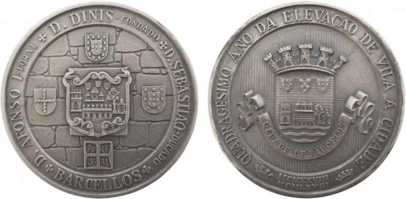 Medalhas - Cidade de Barcelos
Prata - 1968 - Inácio Santos - Quadragésimo Ano d...