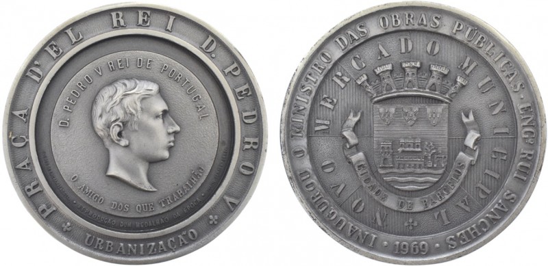 Medalhas - Praça Del Rei D. Pedro V
Prata - 1969 - Inácio Santos - Praça Del Re...