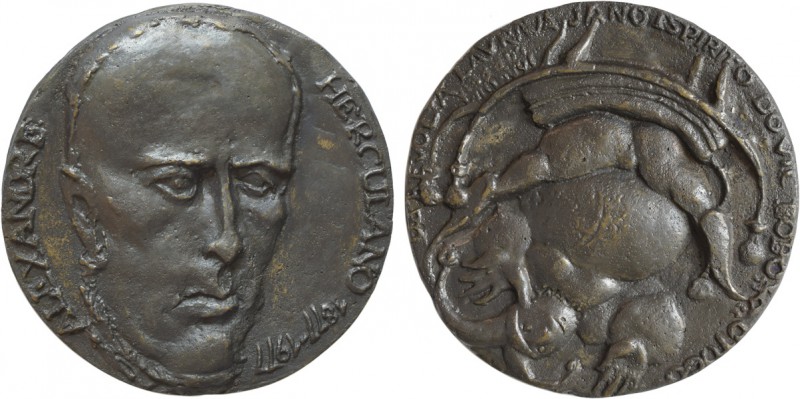 Medalhas - Alexandre Herculano
Bronze fundido - 1977 - Joaquim Correia - Alexan...