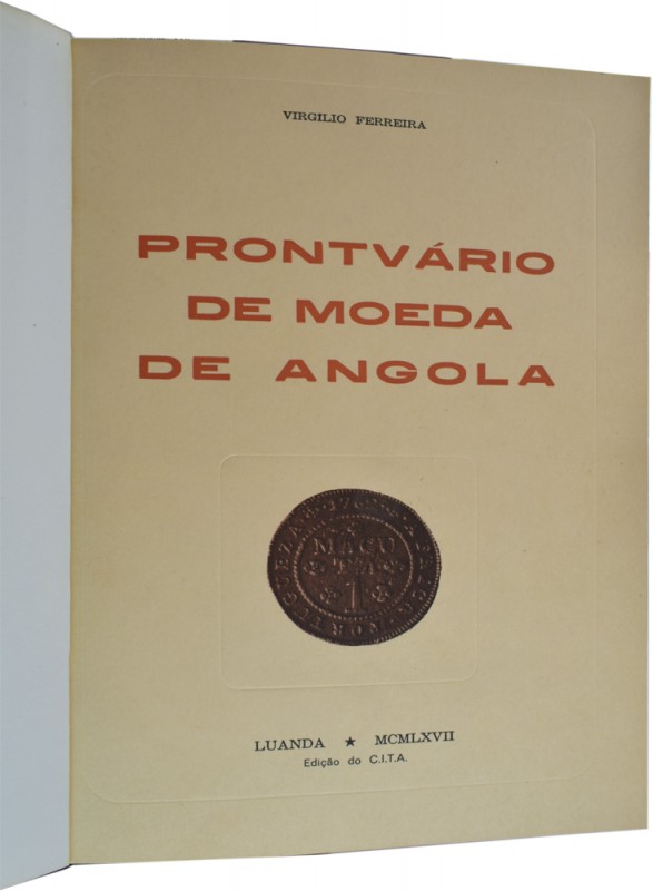 Livros - Ferreira, Virgilio
Ferreira, Virgilio - Prontvário de Moeda de Angola....