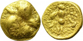 CENTRAL EUROPE. Boii. GOLD 1/8 Stater (2nd century BC). "Athena Alkis" type.