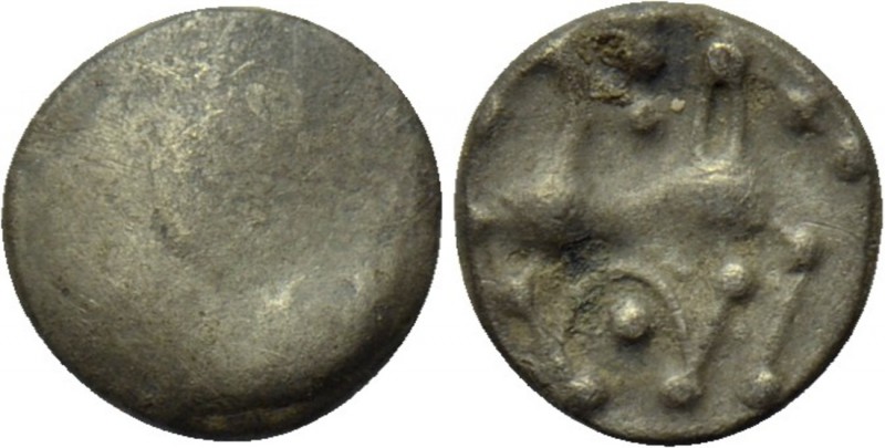 CENTRAL EUROPE. Boii. Obol (1st century BC). "Roseldorf II" type. 

Obv: Plain...