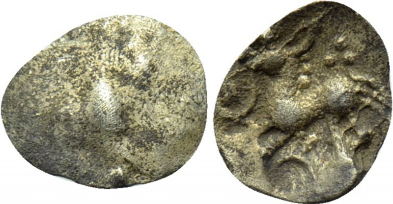 CENTRAL EUROPE. Vindelici. 1/4 Quinarius (1st century BC). "Manching" type. 

...