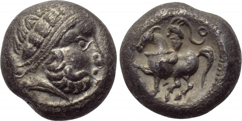 EASTERN EUROPE. Imitations of Philip II of Macedon. Tetradrachm (2nd-1st centuri...