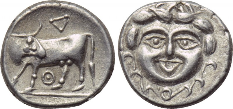 EASTERN EUROPE. Imitations of Parion. Hemidrachm (4th century BC). 

Obv: Faci...