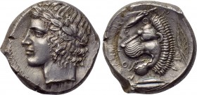 SICILY. Leontinoi. Tetradrachm (Circa 430-420 BC).