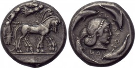 SICILY. Syracuse. Hieron I (478-466 BC). Tetradrachm.