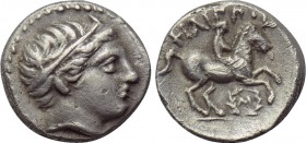 KINGS OF MACEDON. Philip II (359-336 BC). 1/5 Tetradrachm. Amphipolis.