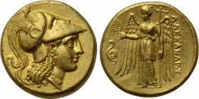 KINGS OF MACEDON. Alexander III 'the Great' (336-323 BC). GOLD Stater. Sardes.