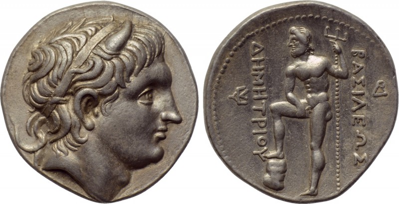 KINGS OF MACEDON. Demetrios I Poliorketes (306-283 BC). Tetradrachm. Amphipolis....