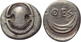 BOEOTIA. Thespiai. Obol (Early-mid 4th century BC).