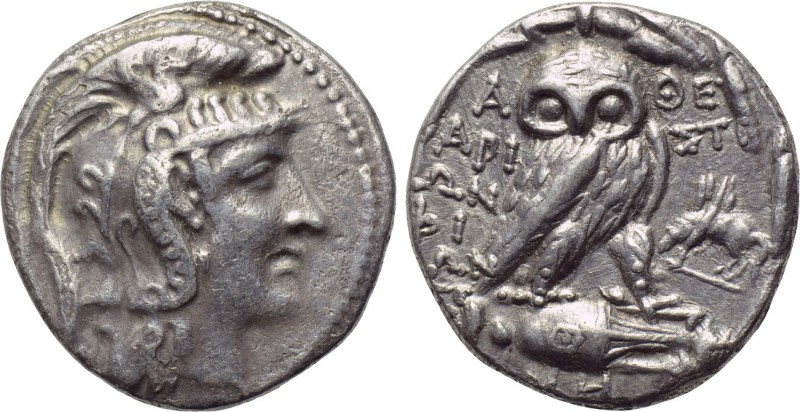 ATTICA. Athens. Tetradrachm (96/5 BC). New Style Coinage. Ariston, Philon and He...