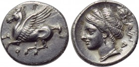 CORINTHIA. Corinth. Drachm (Circa 345-307 BC).