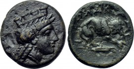MYSIA. Plakia. Ae (4th century BC).