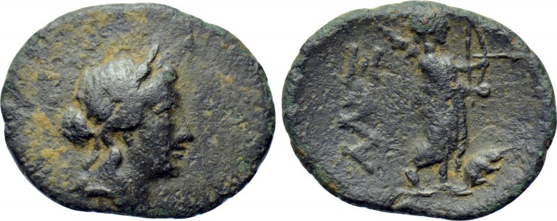 TROAS. Alexandreia. Unit (301-281 BC). 

Obv: Laureate head of Apollo right.
...