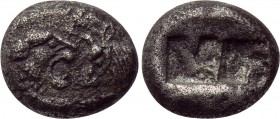KINGS OF LYDIA. Time of Cyrus to Darios I (Circa 550/39-520 BC). Half Stater or Siglos. Sardes.