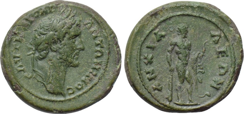THRACE. Anchialus. Antoninus Pius (138-161). Diassarion. 

Obv: ΑVΤ ΚΑΙСΑΡ ΑΝΤ...