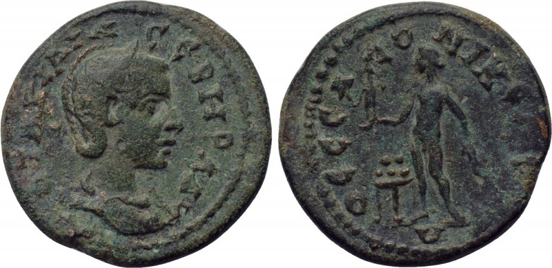 MACEDON. Thessalonica. Otacilia Severa (Augusta, 244-249). Ae. 

Obv: OTAKIΛIA...