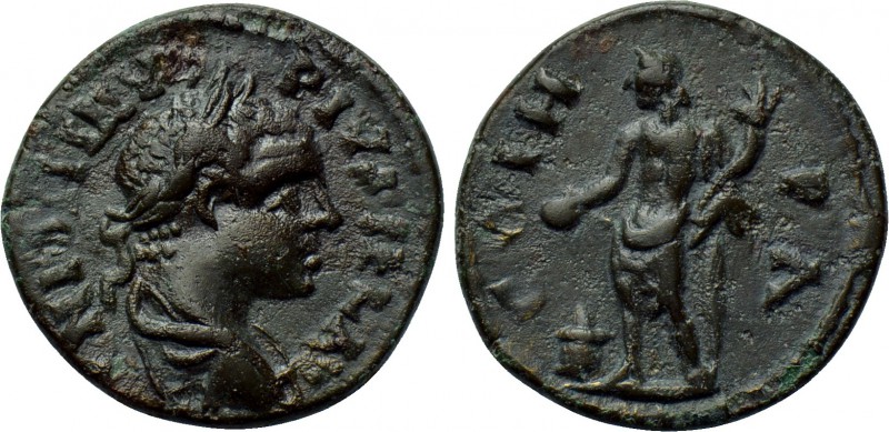MYSIA. Parium. Caracalla (198-217). Ae. 

Obv: ANTONINVS PIVS FEL AV. 
Laurea...