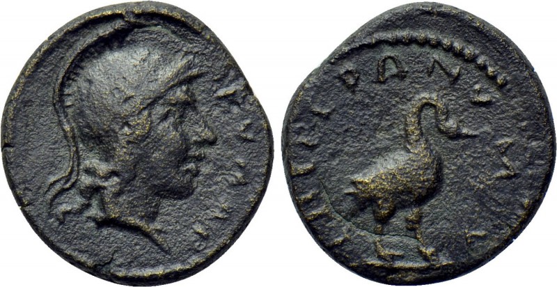AEOLIS. Cyme. Pseudo-autonomous. Time of Hadrian to Antoninus Pius (117-161). Hi...