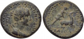 LYDIA. Hierocaesarea. Pseudo-autonomous. Time of Nero (54-68). Ae. Capito, high priest.