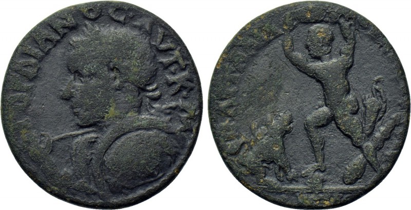 LYDIA. Saitta. Gordian III (238-244). Ae. Aurelios Ailios Attalianos, archon.
...