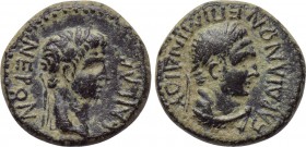 LYDIA. Sardis. Nero (54-68). Ae. Mindios, strategos for the second time.