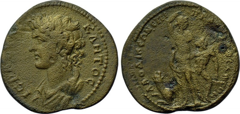 PHRYGIA. Laodicea. Pseudo-autonomous. Time of Antoninus Pius (138-161). Ae. P. K...